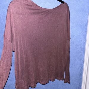 ALLSAINTS Lightly Worn Mauve Long Sleeve